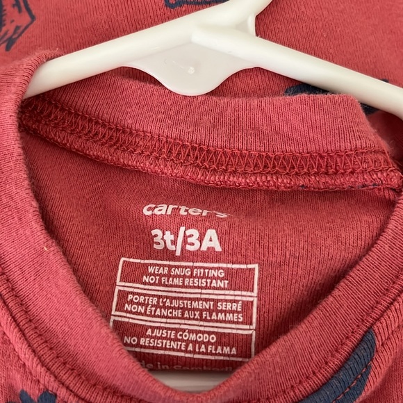Boys Size 3T Carter’s Pajama Set - Picture 5 of 5